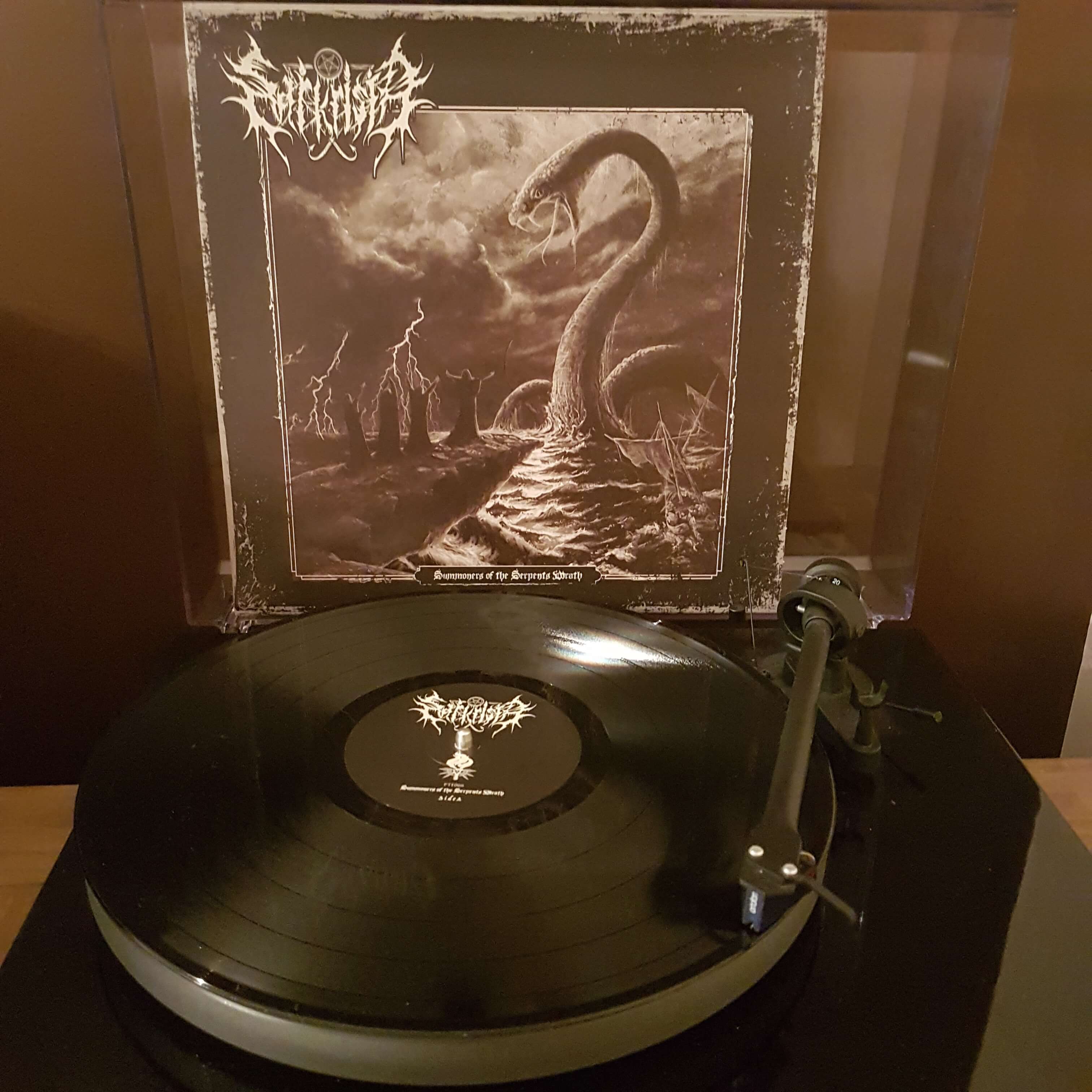 SARKRISTA – SUMMONERS OF THE SERPENTS WRATH LP (Purity Through Fire) -  Swallowed In Black